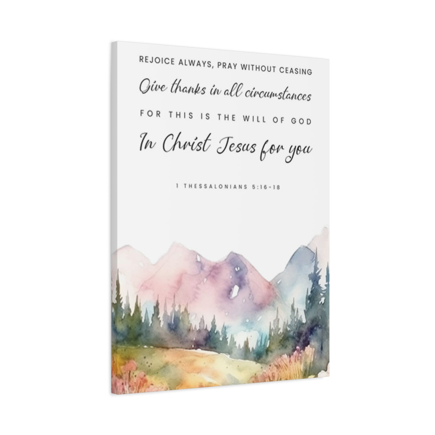 Quotes And Mountain Painting Wall Art & Canvas Prints