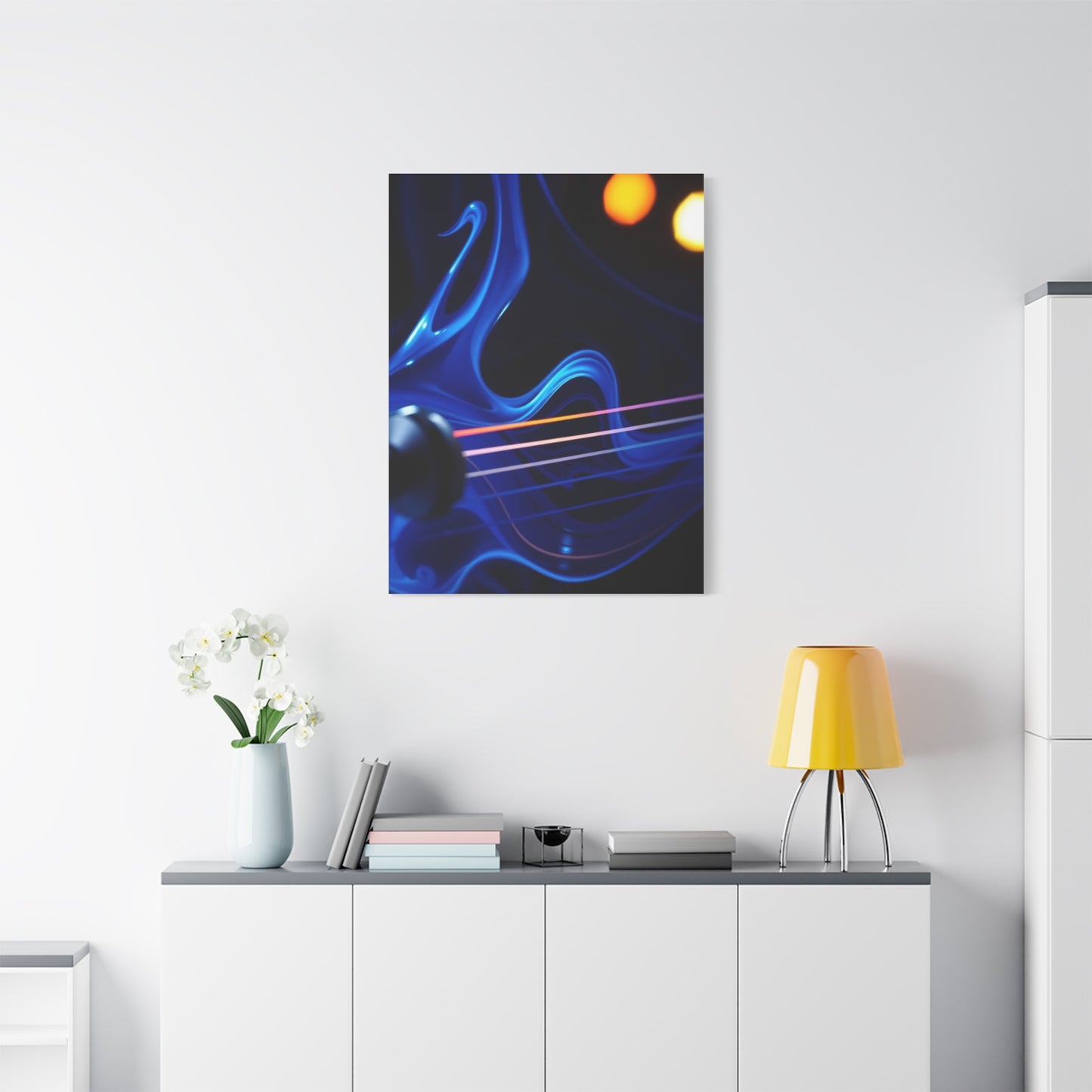 Vision Blue Music Art Art Wall Art & Canvas Print