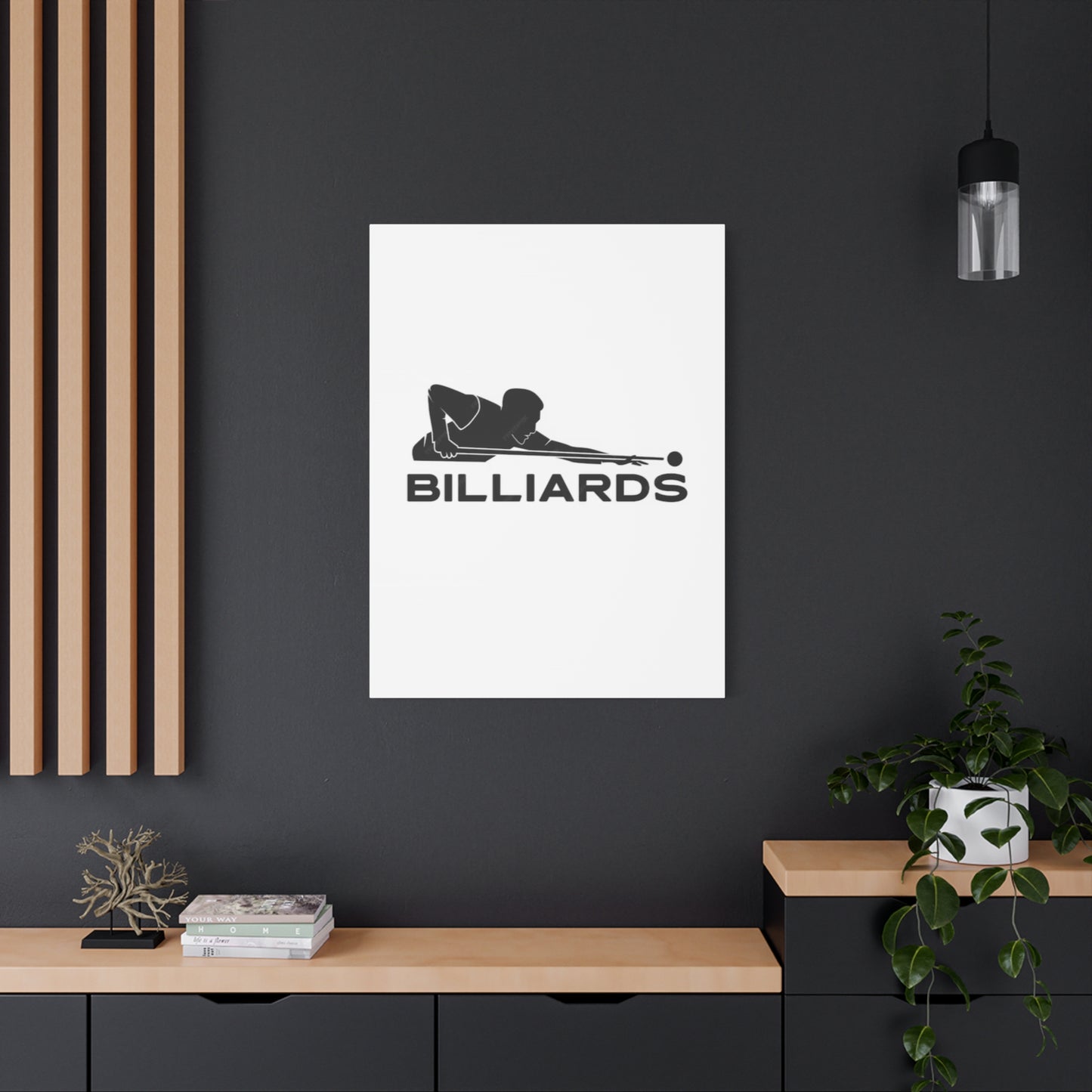 Billiards logo Idea Wall Art & Canvas Prints