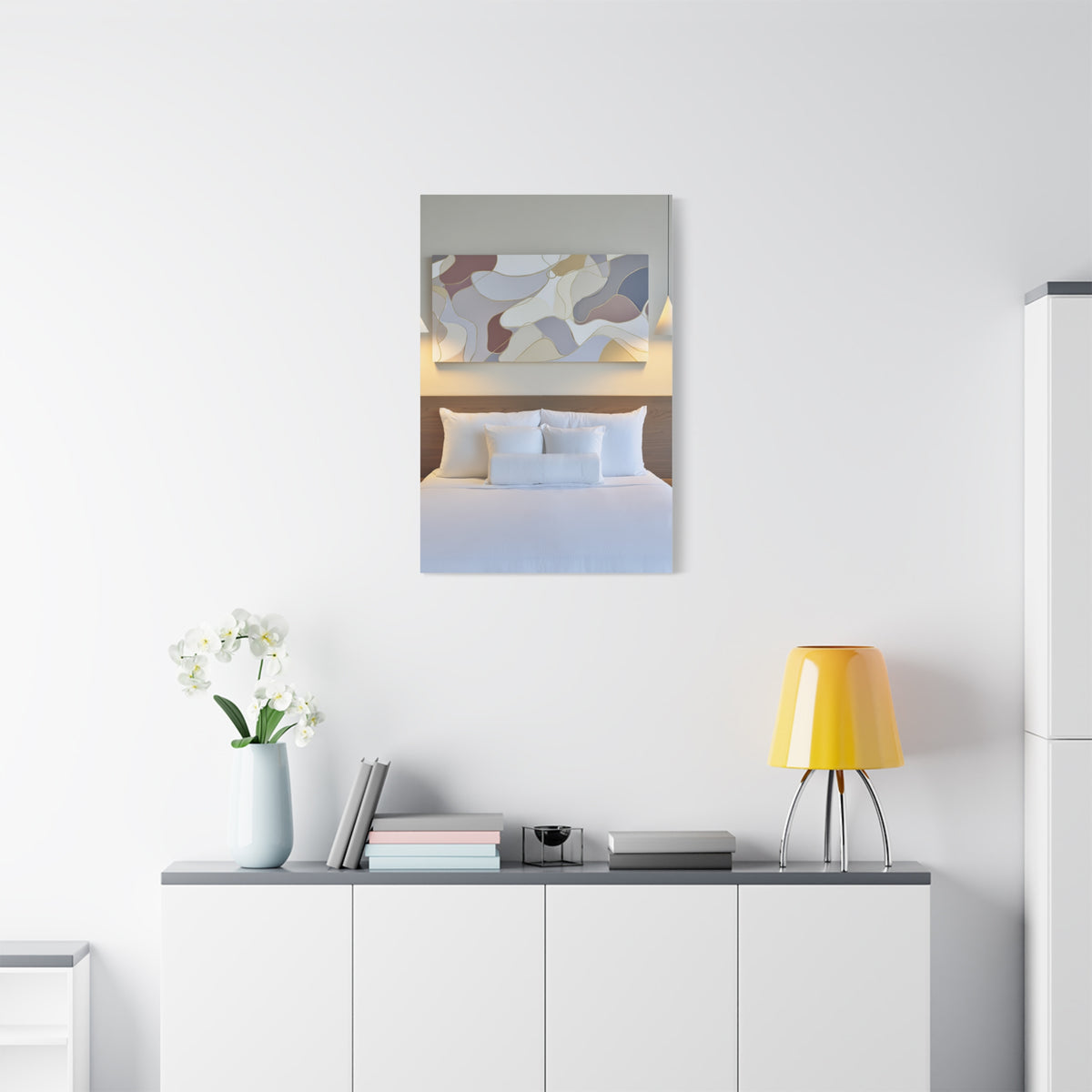 Organic Form Abstract With Soft Curves Wall Art & Canvas Print