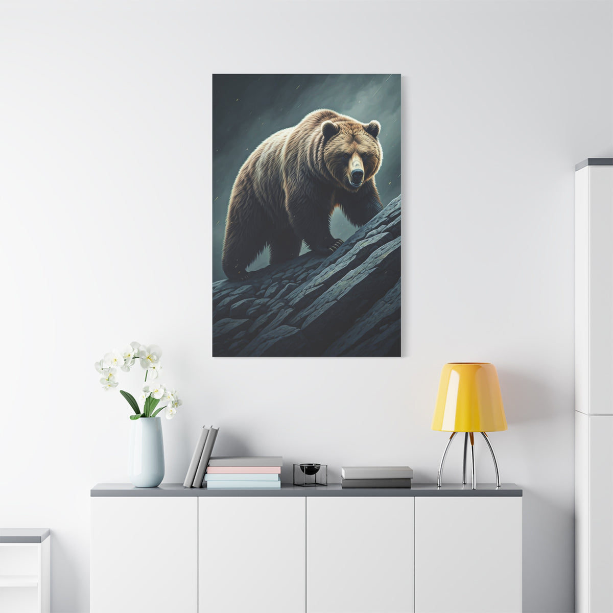 Mountain Ridge Grizzly Bear Wall Art & Canvas Prints