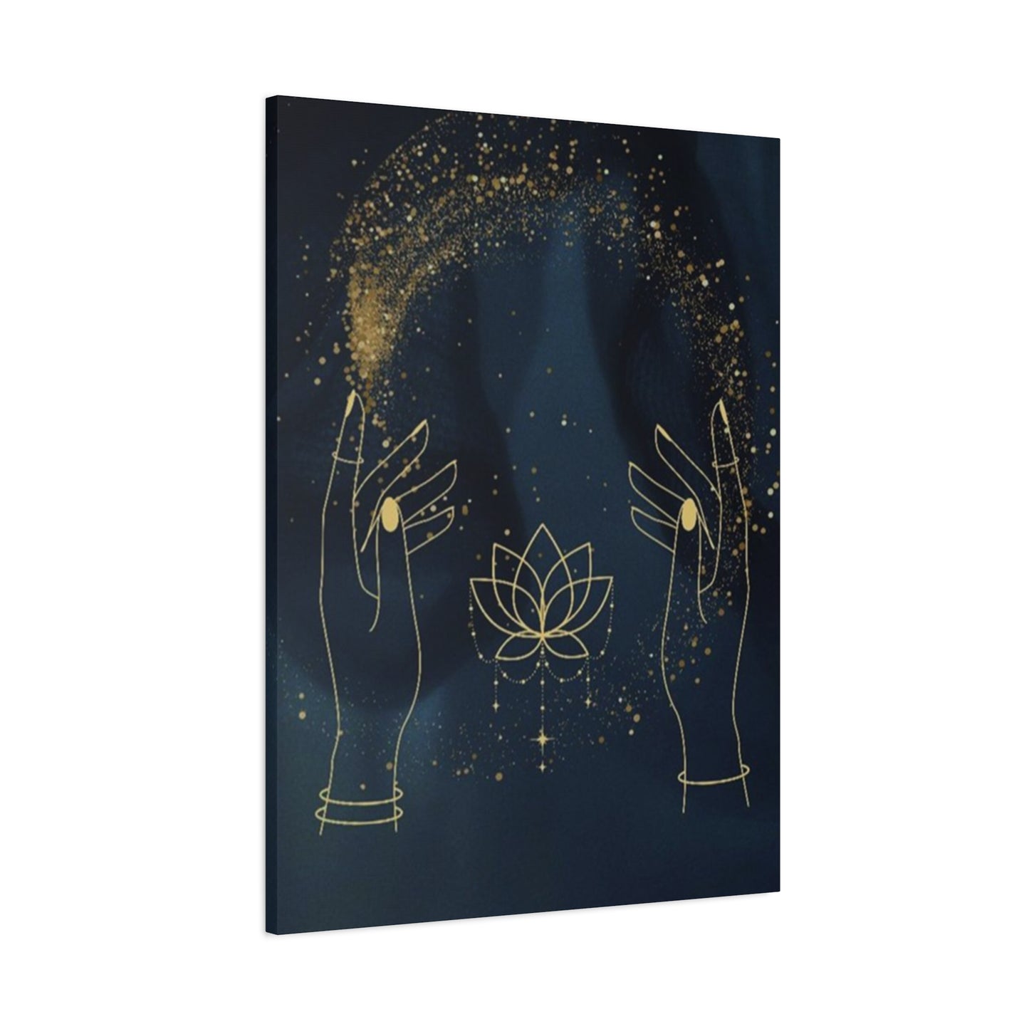 Hand Sprinkling Stars Wall Art & Canvas Prints
