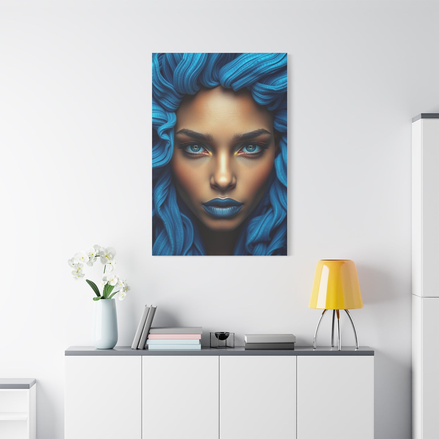Supreme Blue & Green Art Collection Wall Art & Canvas Print