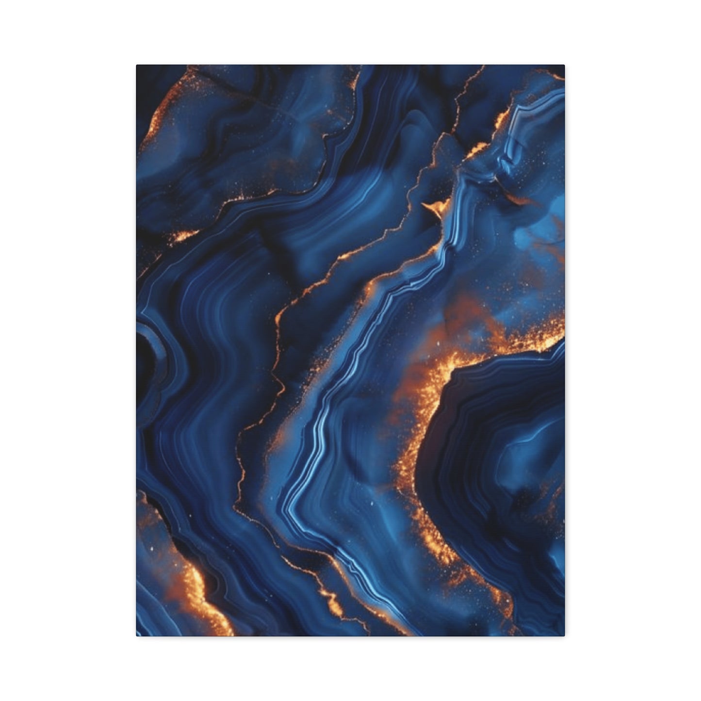 Navy Blue Abstract Wall Art & Canvas Prints
