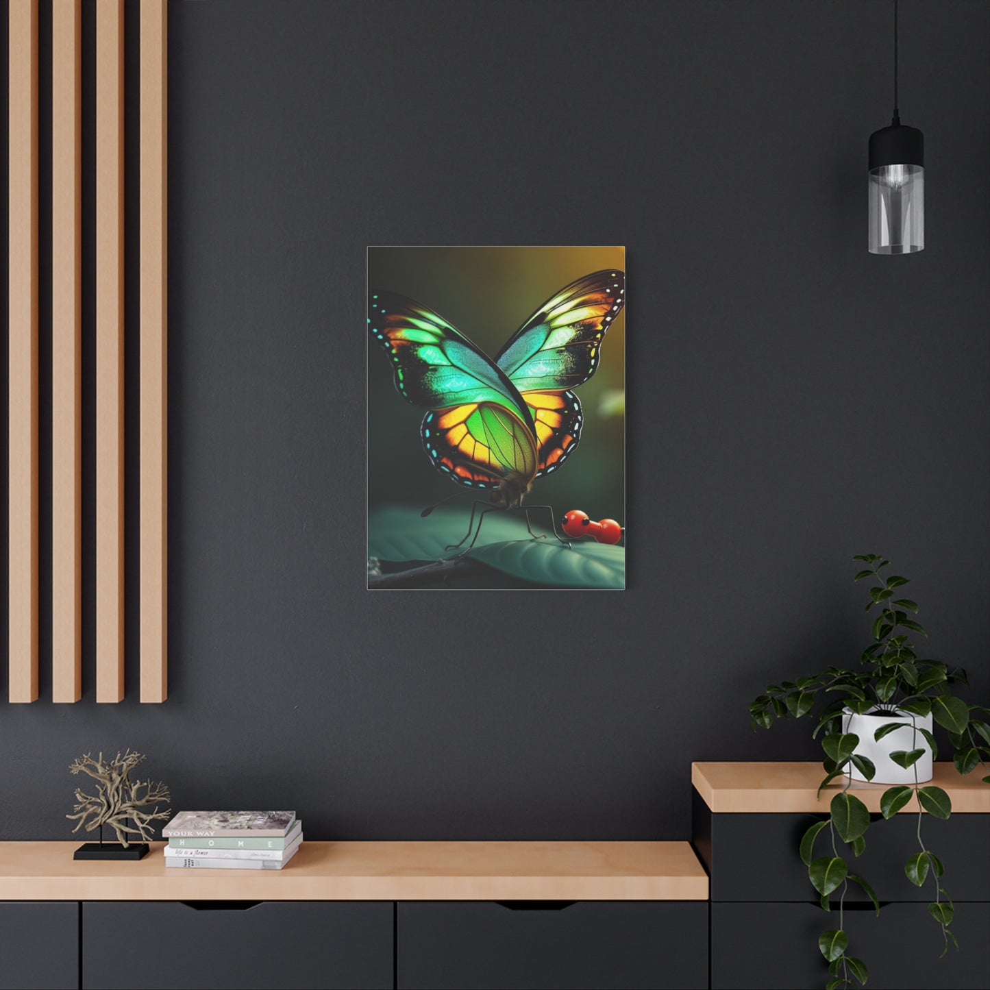 Ornate Winged Harmony Wall Art & Canvas Print