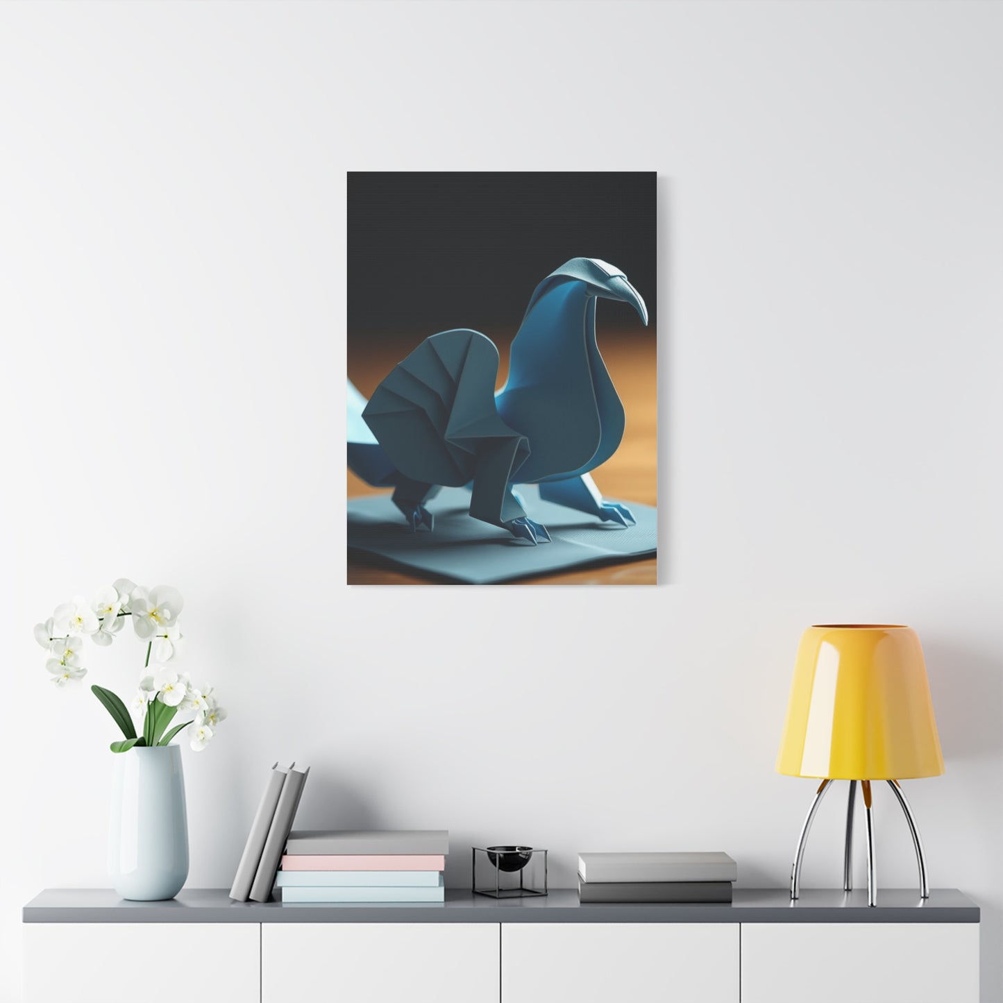 Whispered Origami Elegance Wall Art & Canvas Print