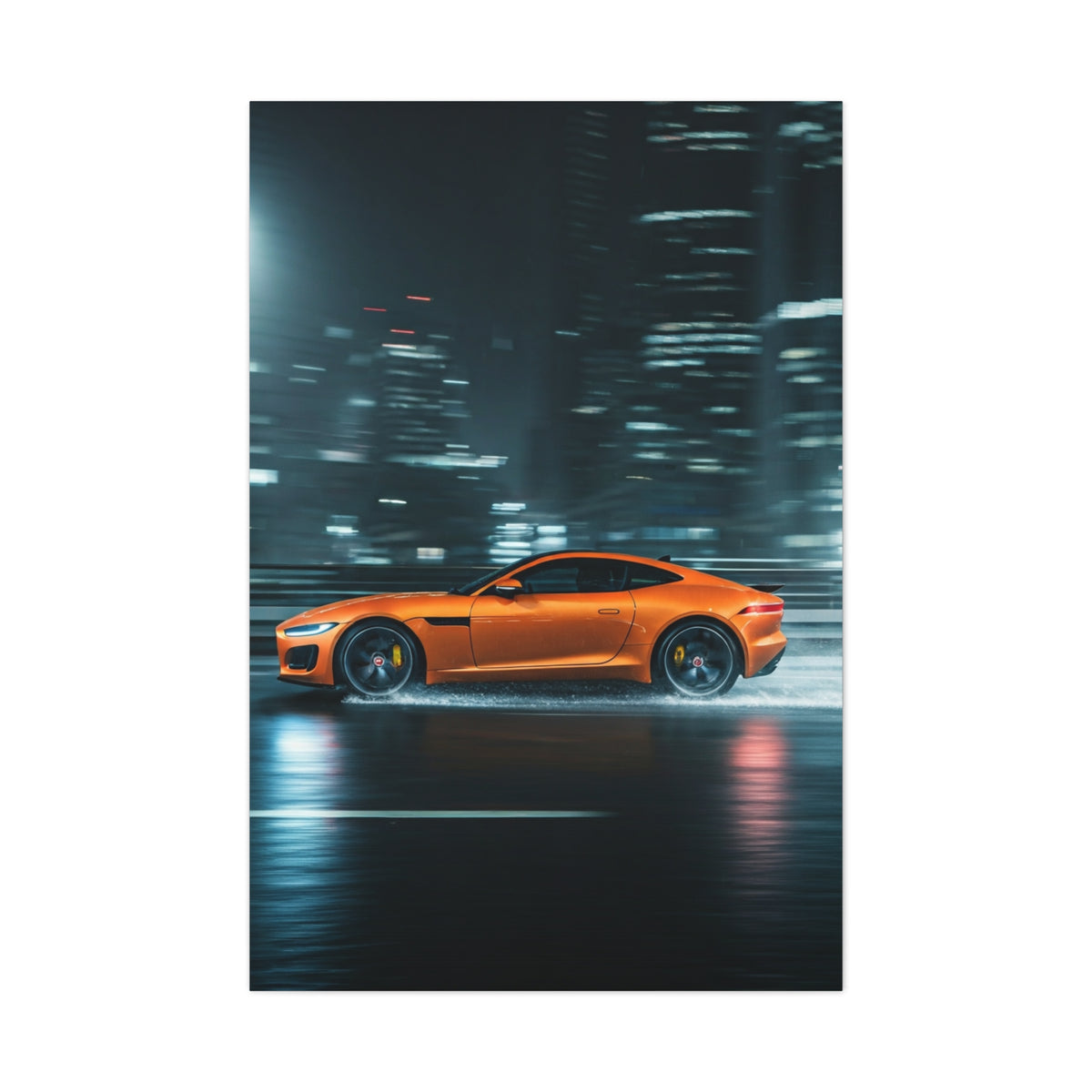 Jaguar F-Type Urban Street Performance Wall Art & Canvas Prints