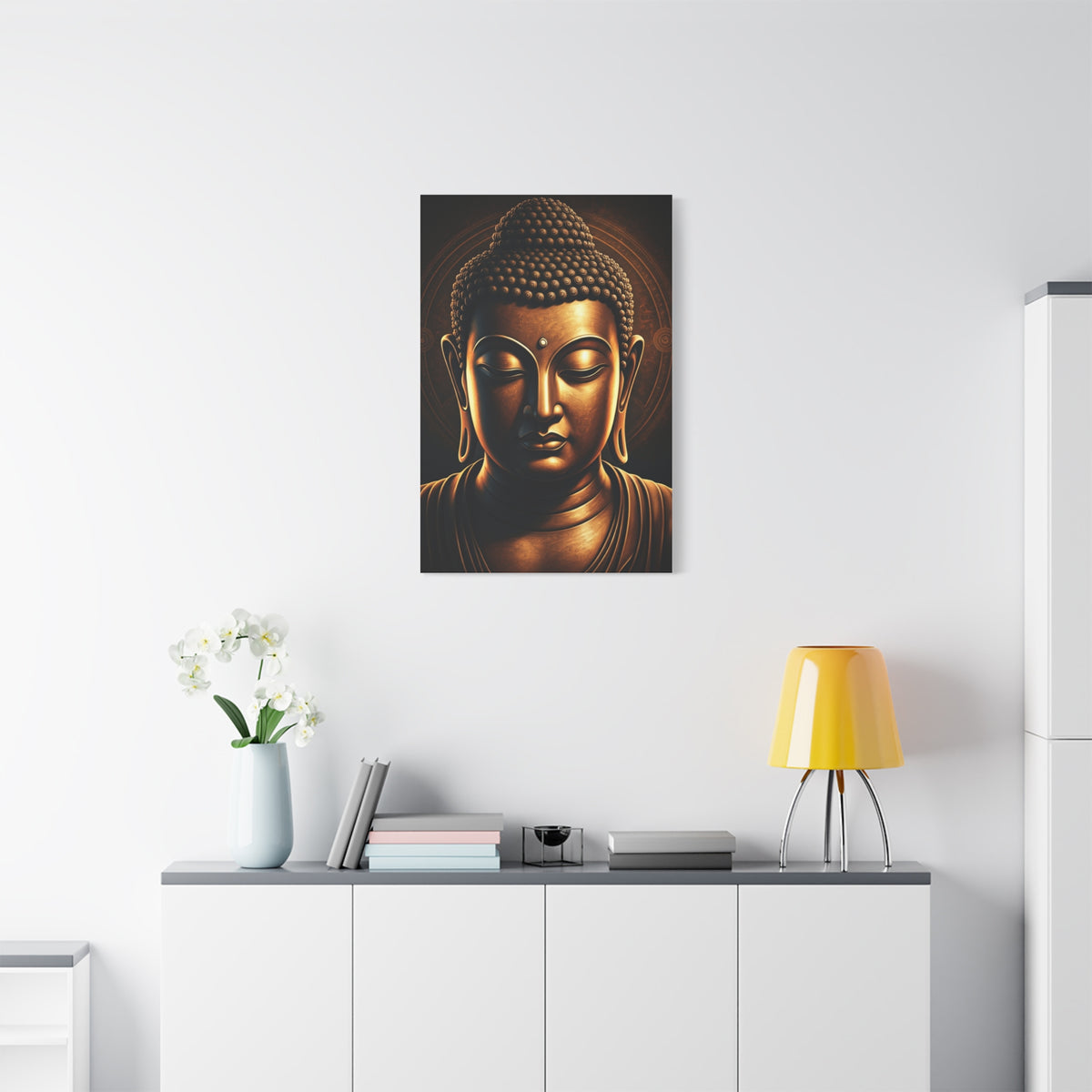 Radiant Halo Buddha Wall Art & Canvas Prints