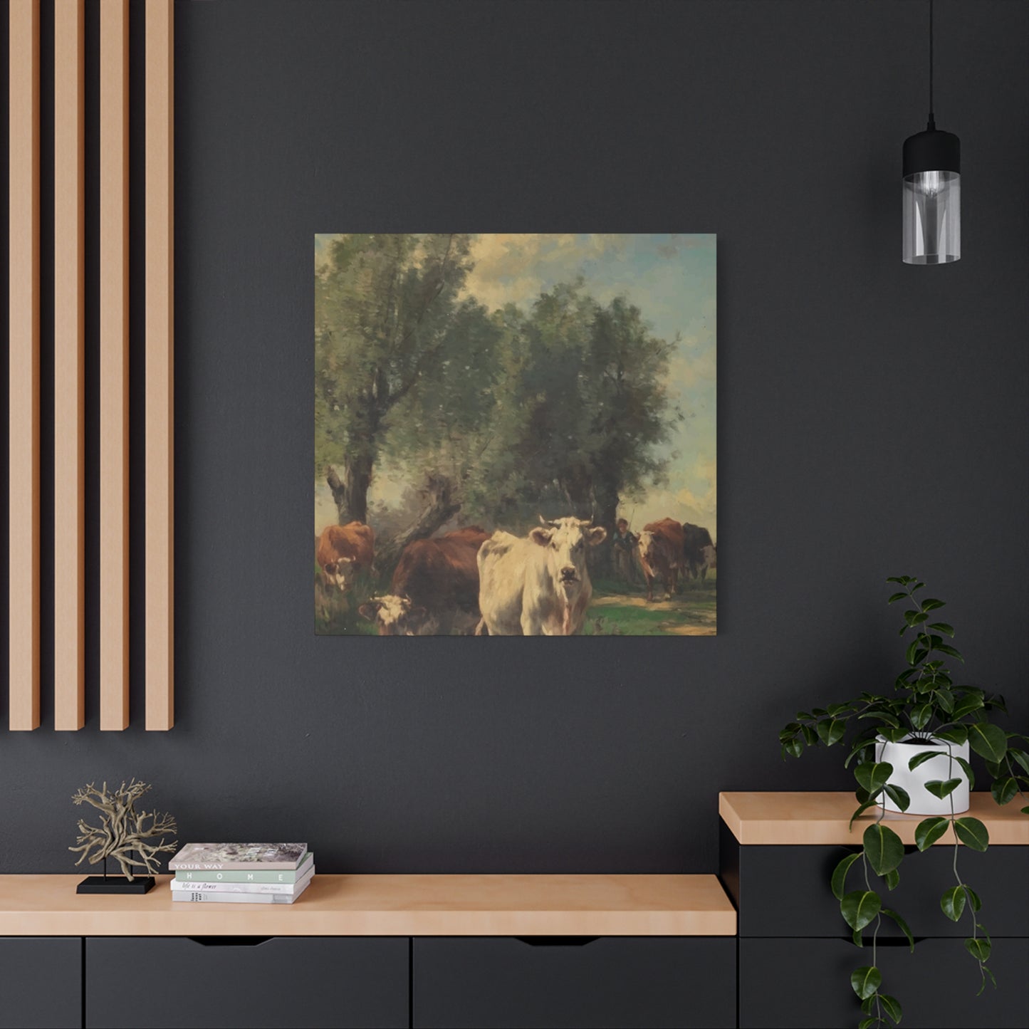 American Cow Wall Art & Canvas Prints
