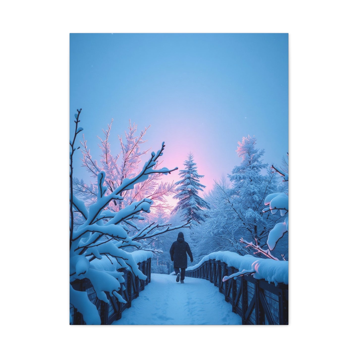 Opulent Frosted Vistas Wall Art & Canvas Print