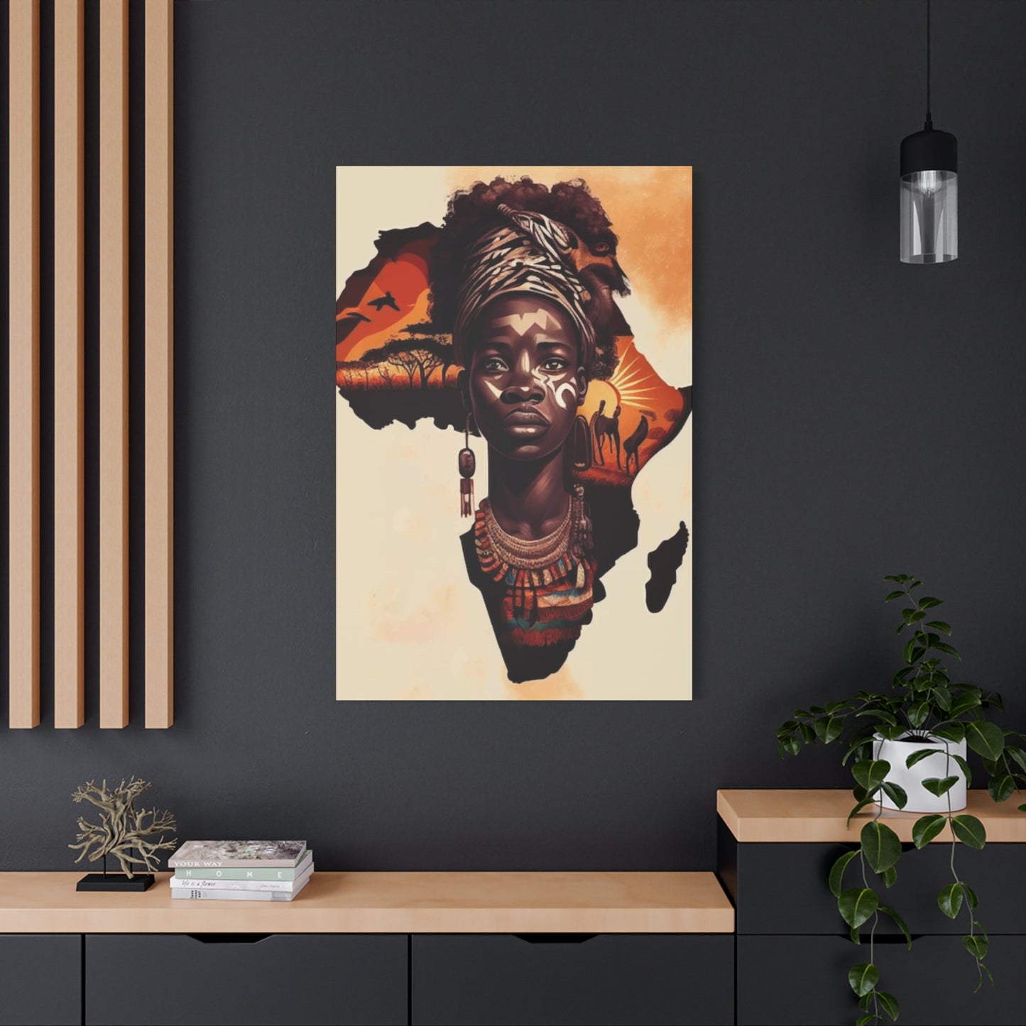 African Map Wall Art & Canvas Prints