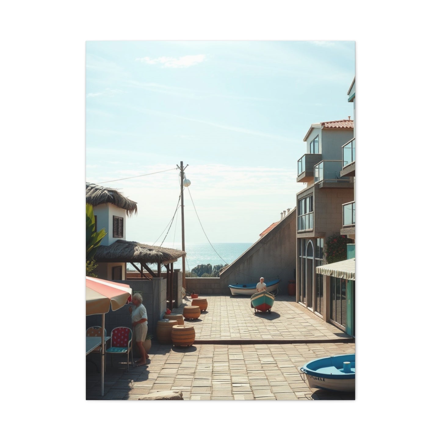 Contemporary Oceanic Dream Wall Art & Canvas Print