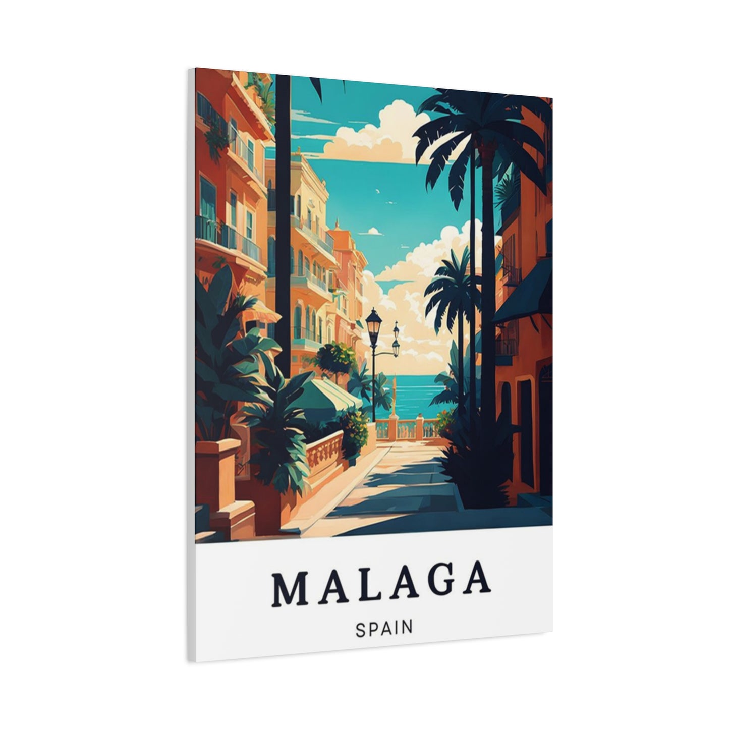 Malaga Spain Poster Wall Art & Canvas Prints