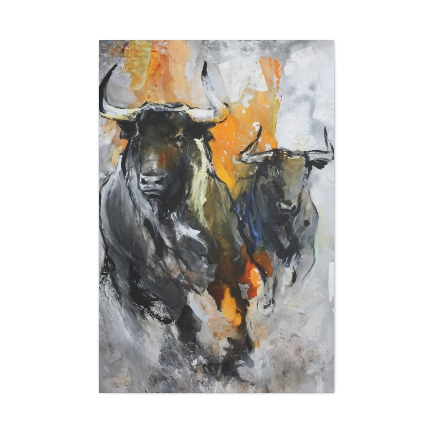 Two Bulls Wall Art & Canvas Prints