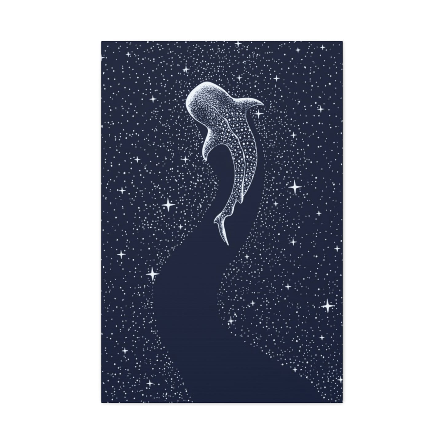 Fish in Starry Space Wall Art & Canvas Prints