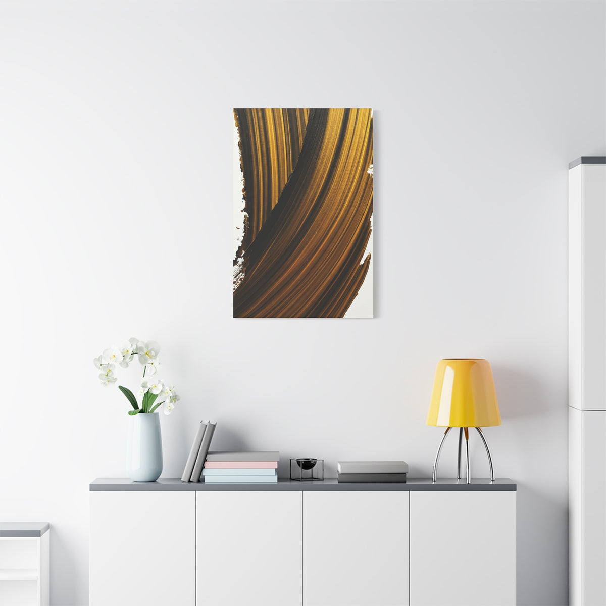 Amber Current Abstract Wall Art & Canvas Prints