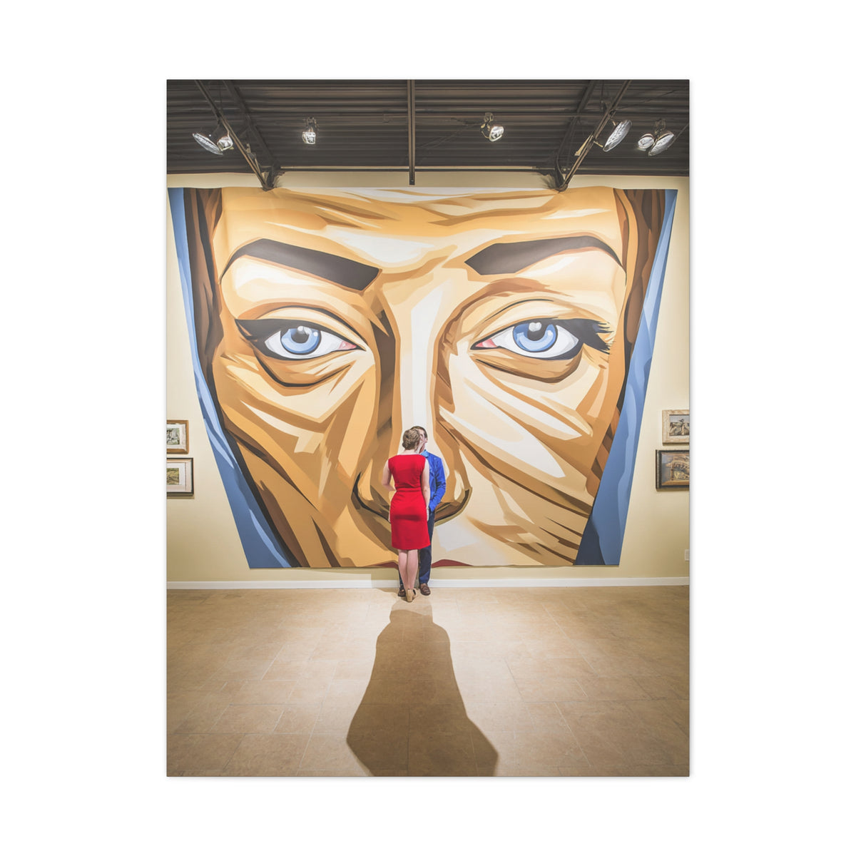 Monumental Contemporary Gallery Portrait Wall Art & Canvas Print