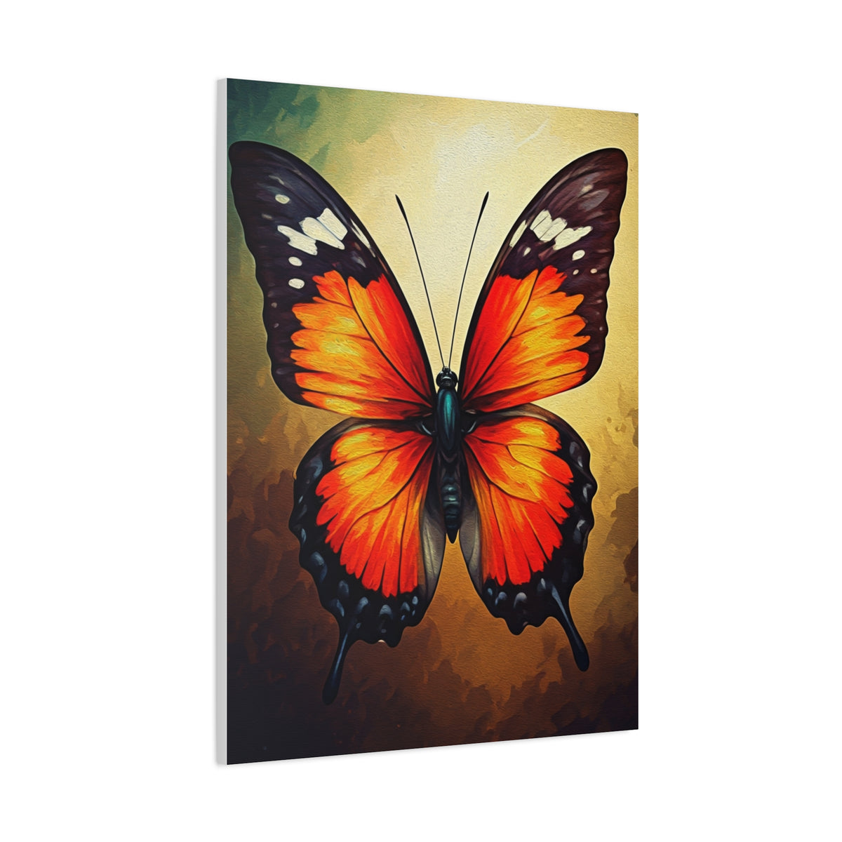 Golden Glow Butterfly Artwork Wall Art & Canvas Prints