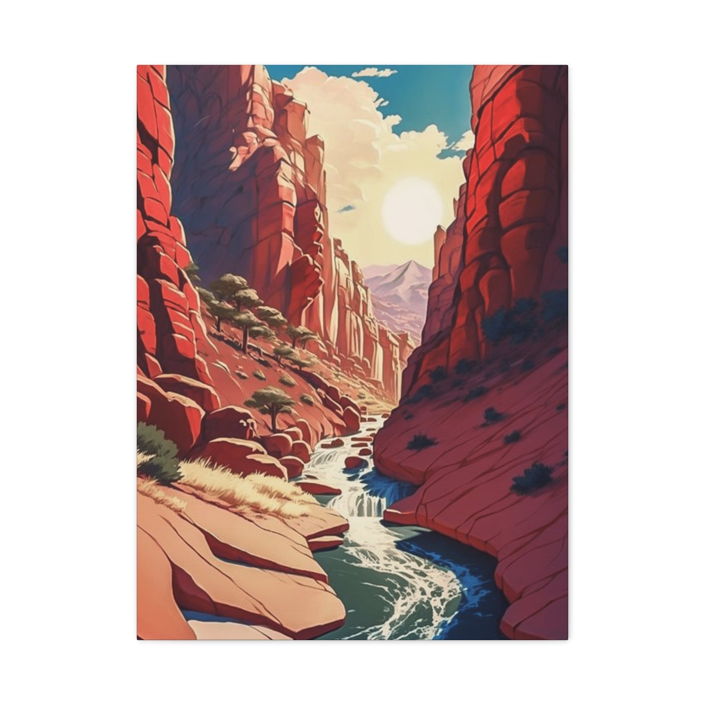 Water Canal Wall Art & Canvas Prints