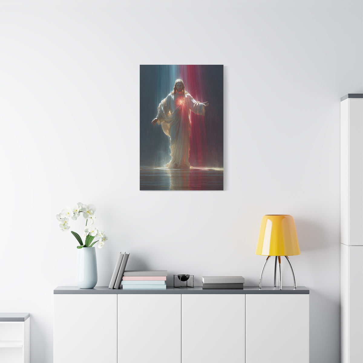 Divine Mercy Christ Radiant Light Wall Art & Canvas Print