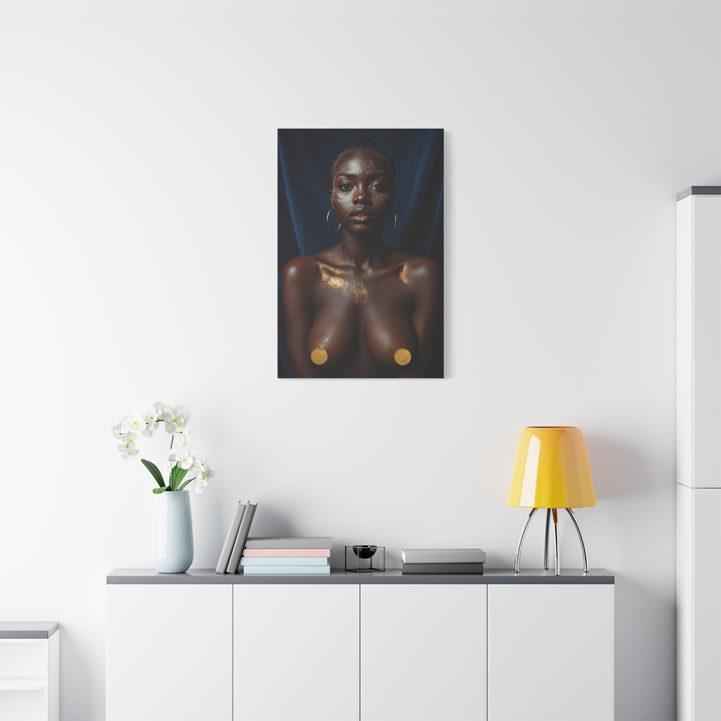 Gold Dust Portrait Study Wall Art & Canvas Print