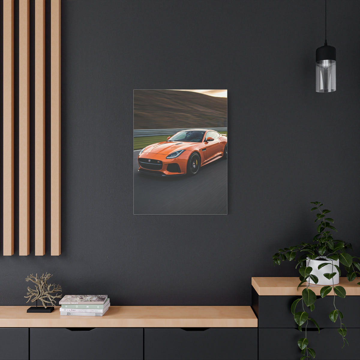Jaguar F Type High Speed Straight Performance Wall Art & Canvas Prints