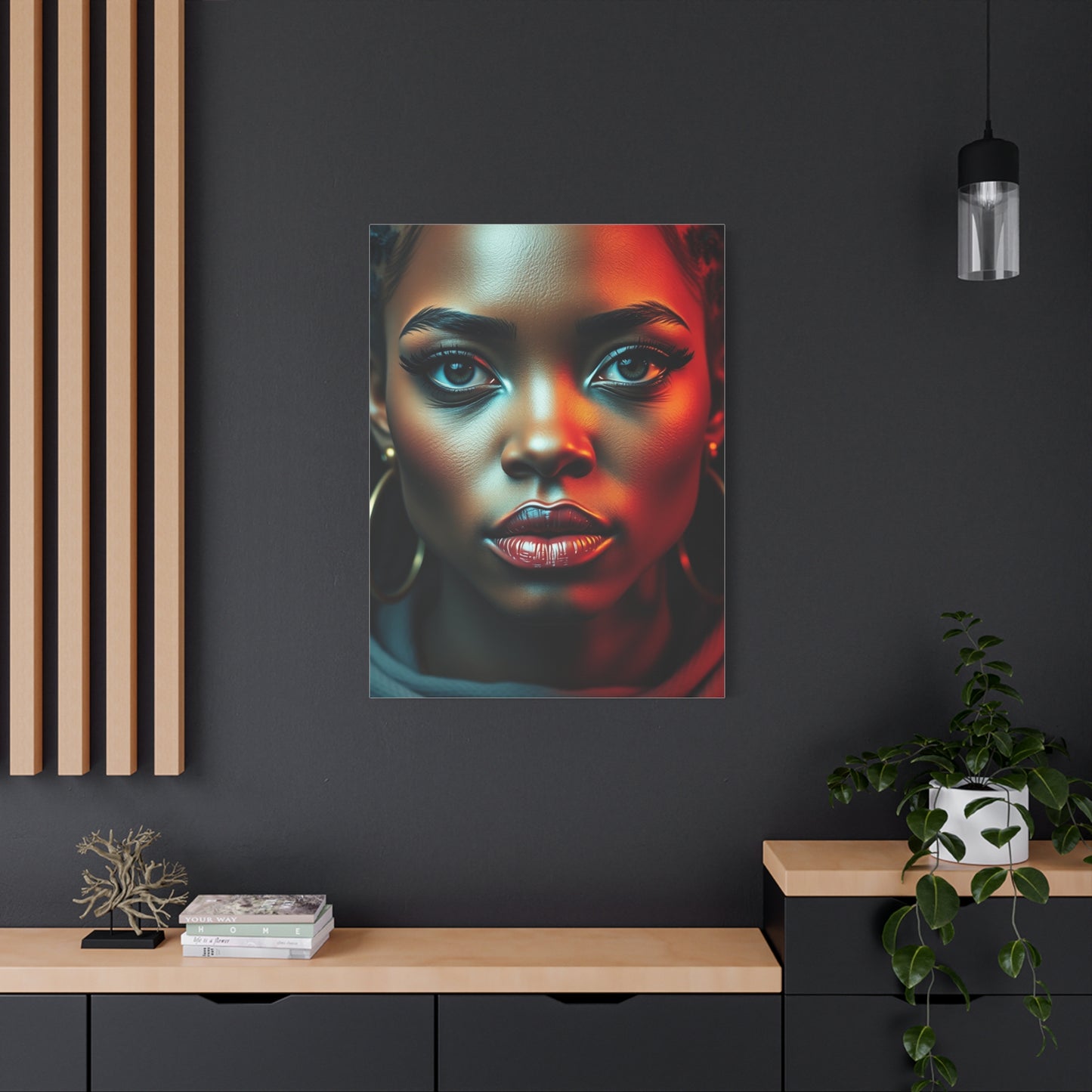 Lady Basquiats Palette Prestige Wall Art & Canvas Print