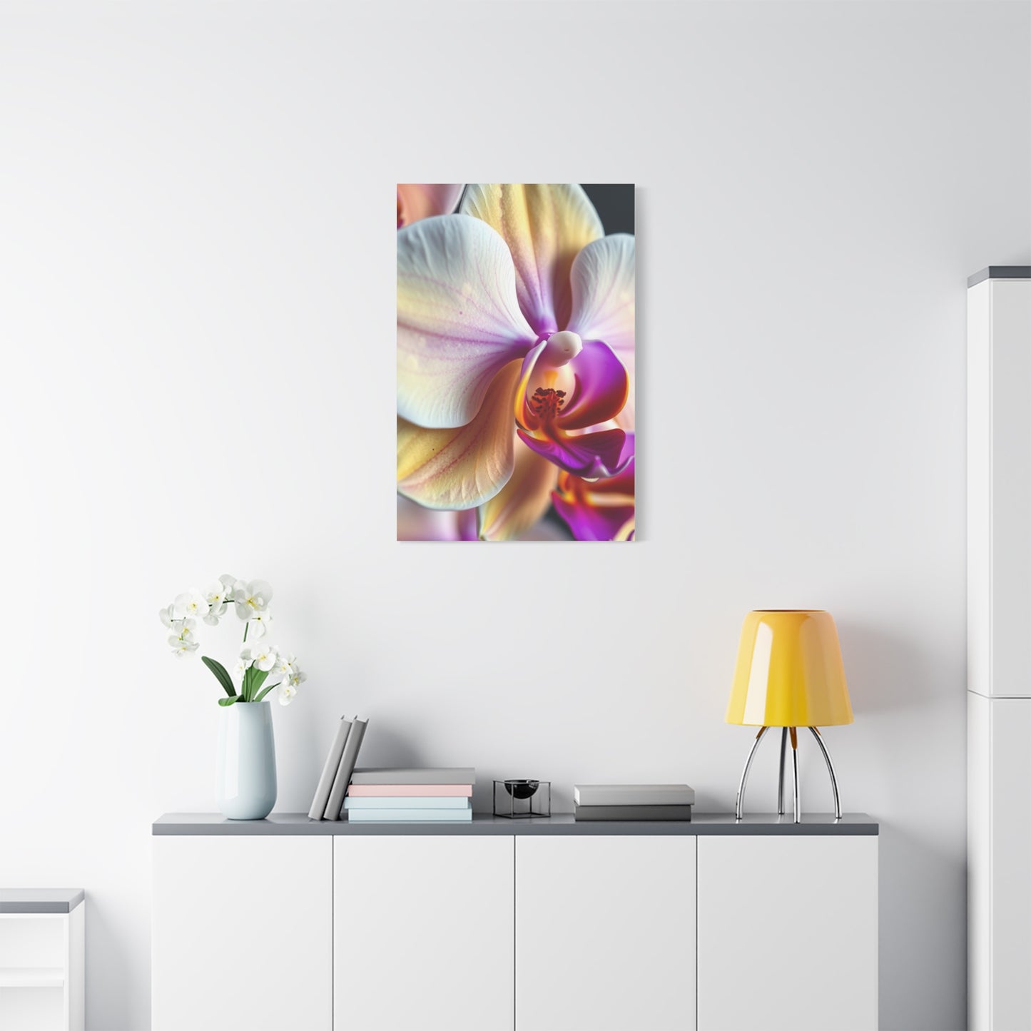 Orchid Flower Art Supreme Canvas Wall Art & Canvas Print