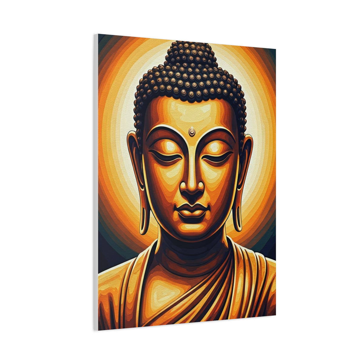 Celestial Harmony Buddha Portrait Wall Art & Canvas Prints