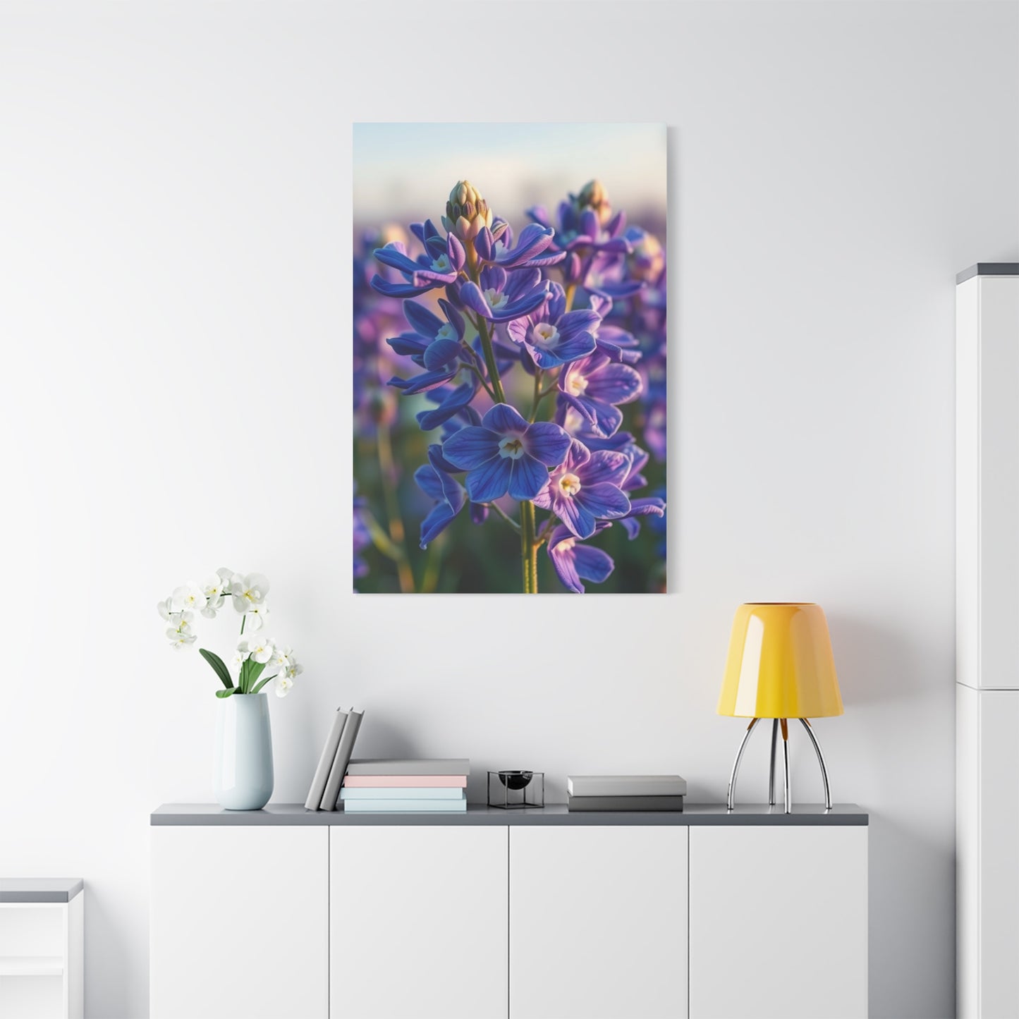 Supreme Bluebonnet Flower Art Collection Wall Art & Canvas Print