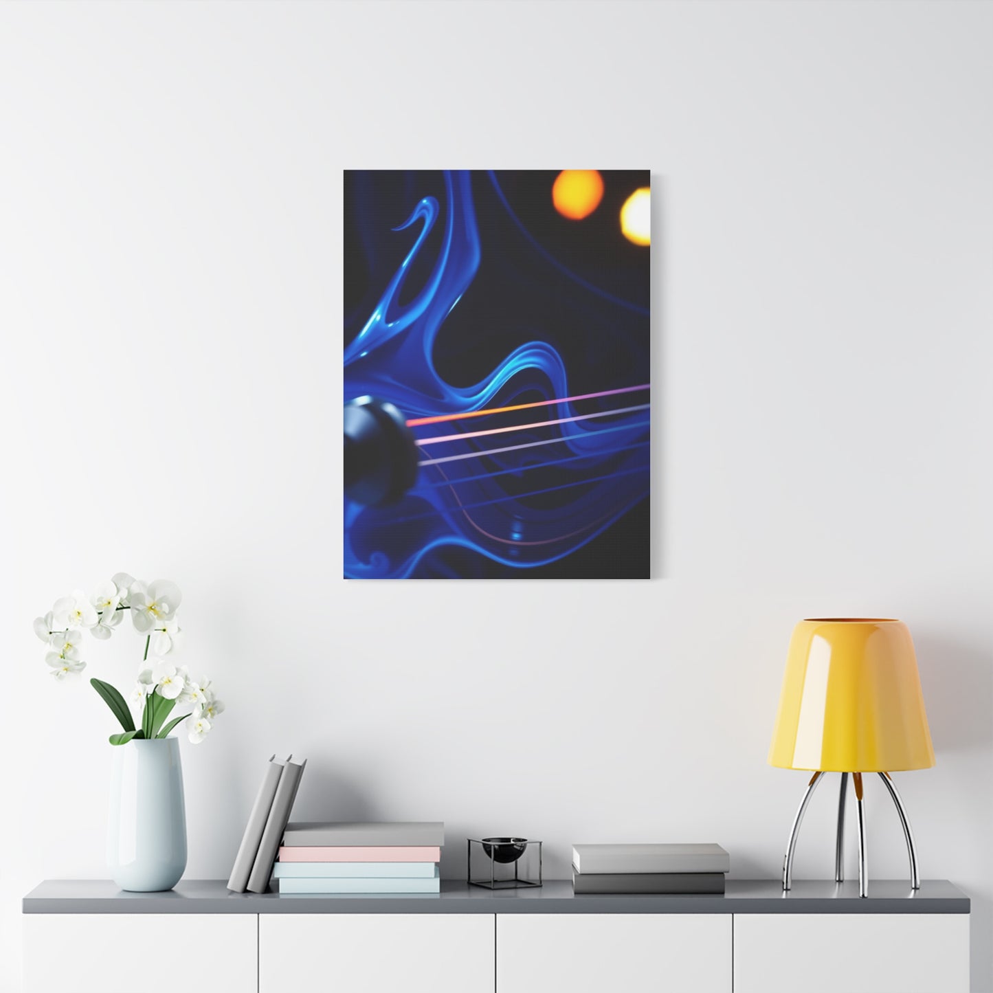 Vision Blue Music Art Art Wall Art & Canvas Print