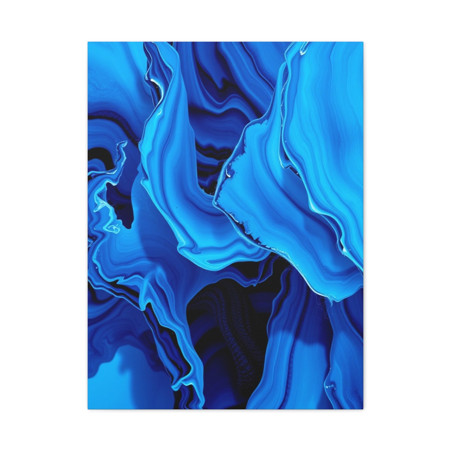 Blue Abstract Art Supreme Canvas Wall Art & Canvas Print