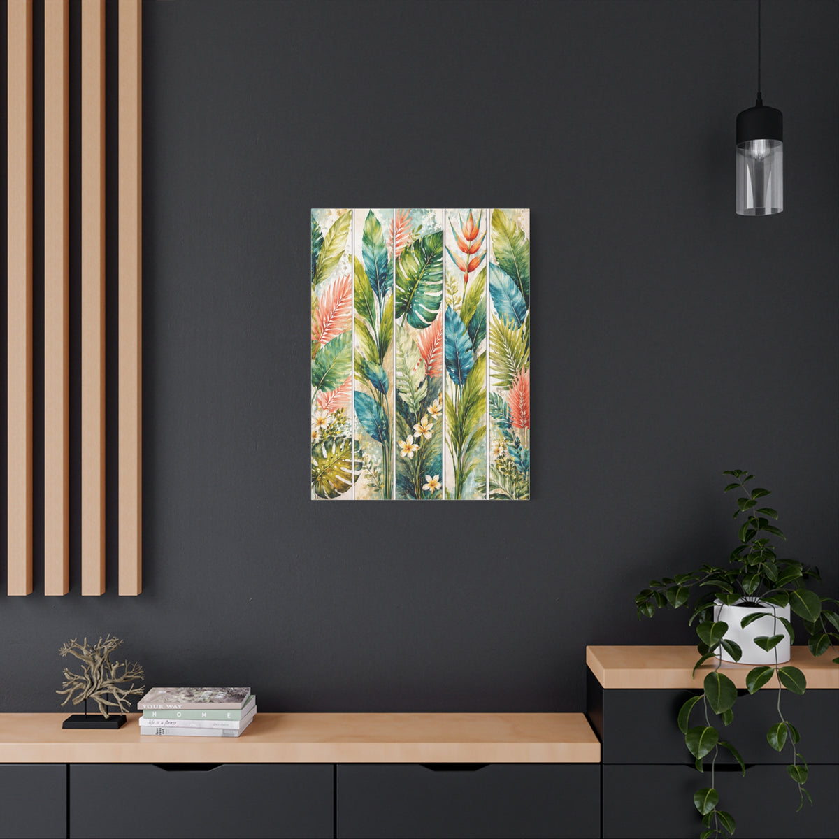 Oversized Tropical Botanical Panel Series Wall Art & Canvas Print