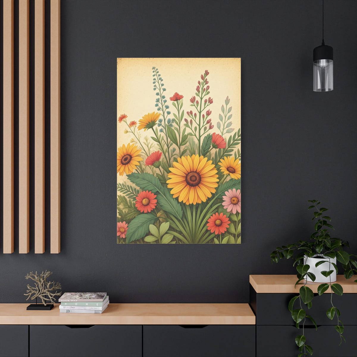 Desert Wildflower Harmony Wall Art & Canvas Prints