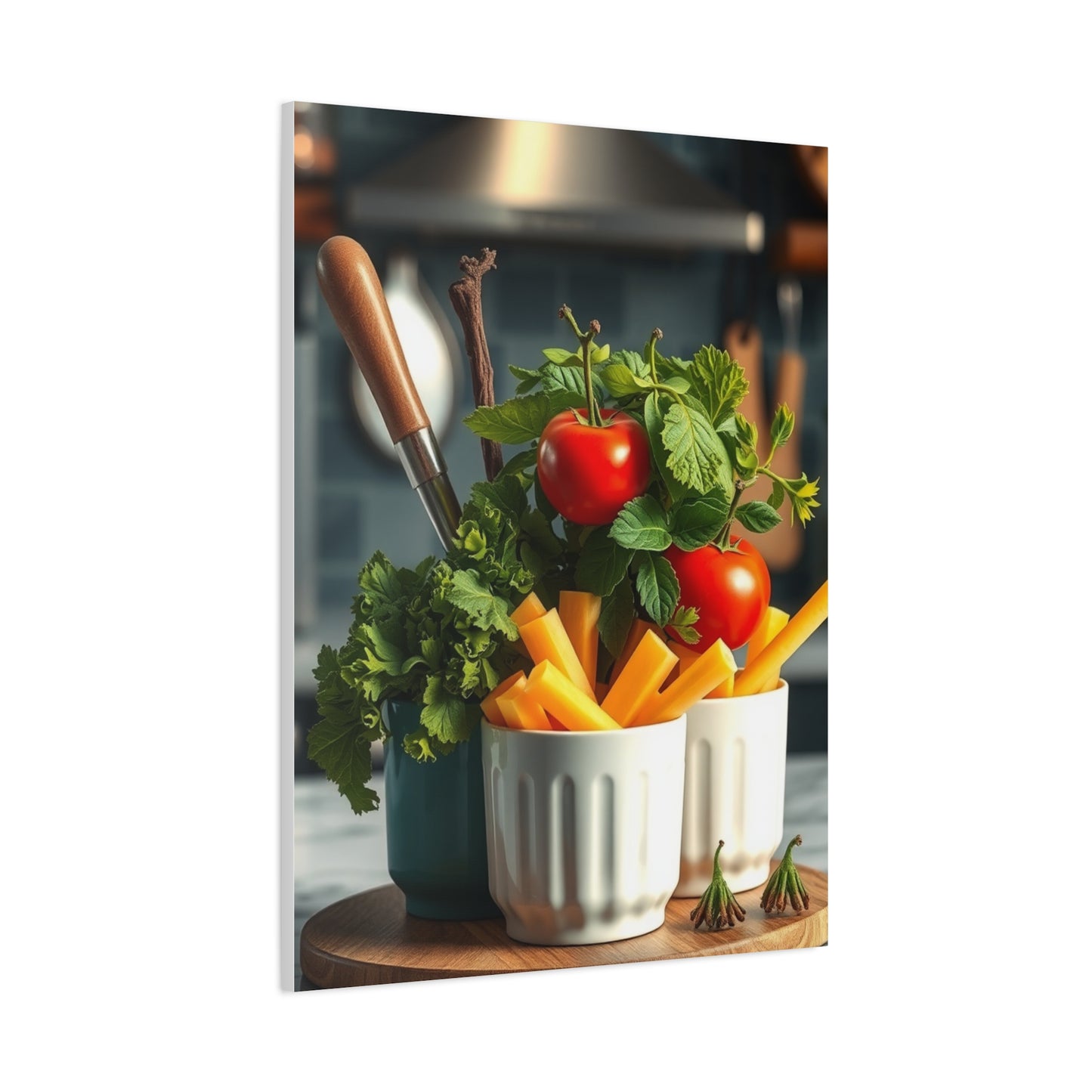 Gastronomic Elegance Canvas