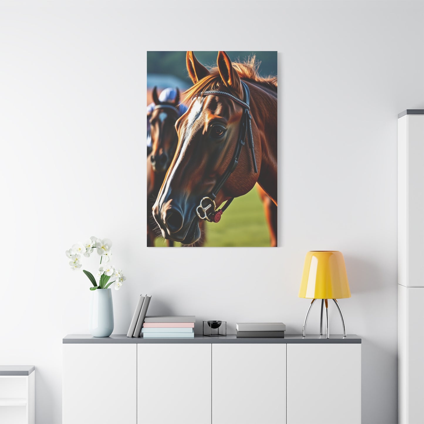 Supreme Horse Racing Art Wall Art & Canvas Print