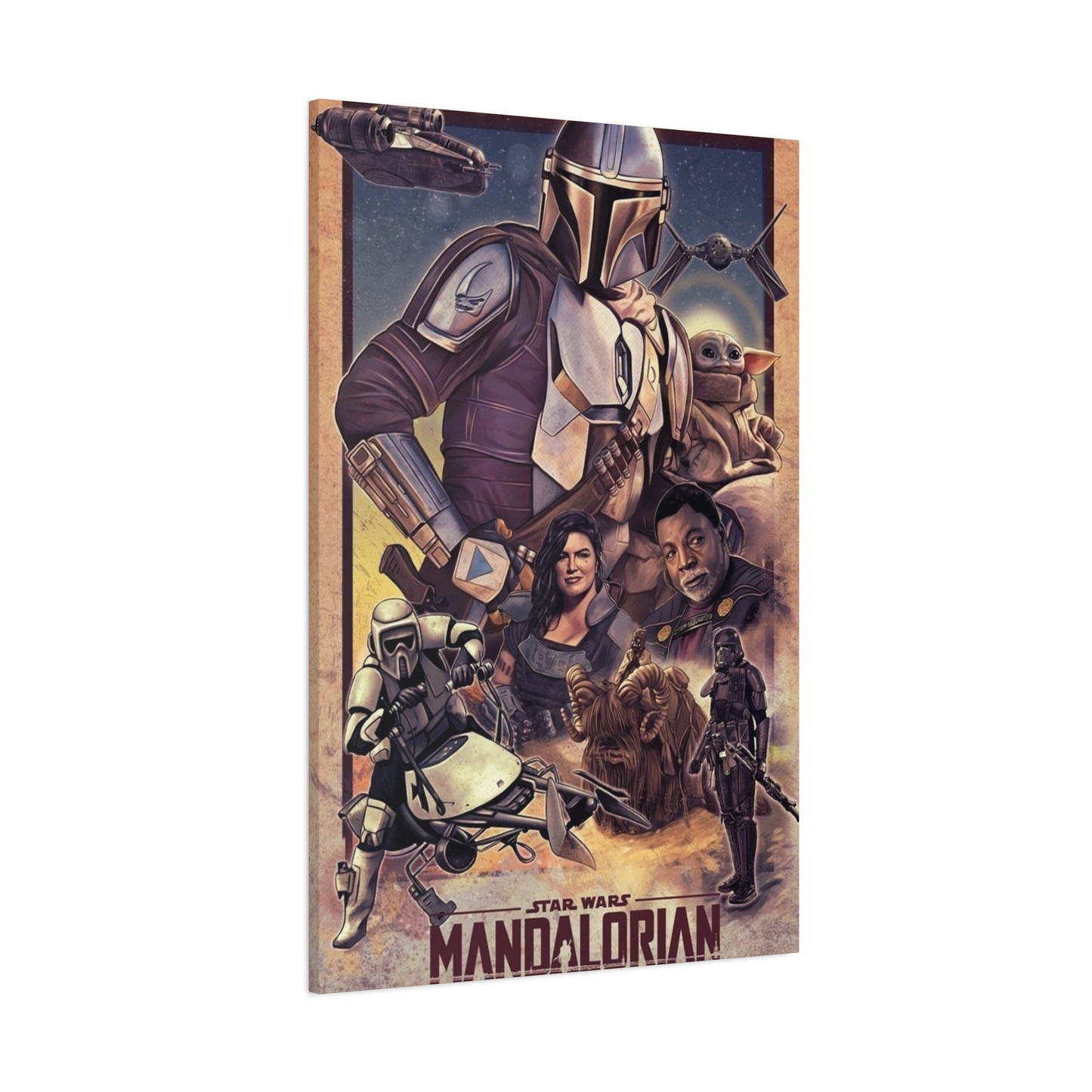 Mandalorian Poster Wall Art & Canvas Prints