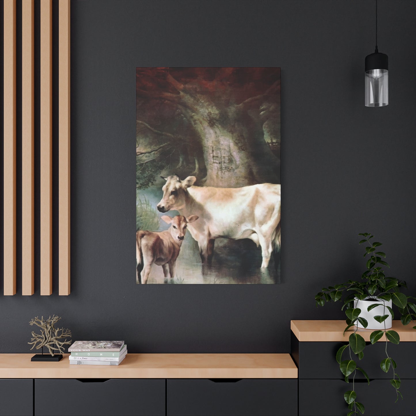 Aesthetic Cow Wall Art & Canvas Prints