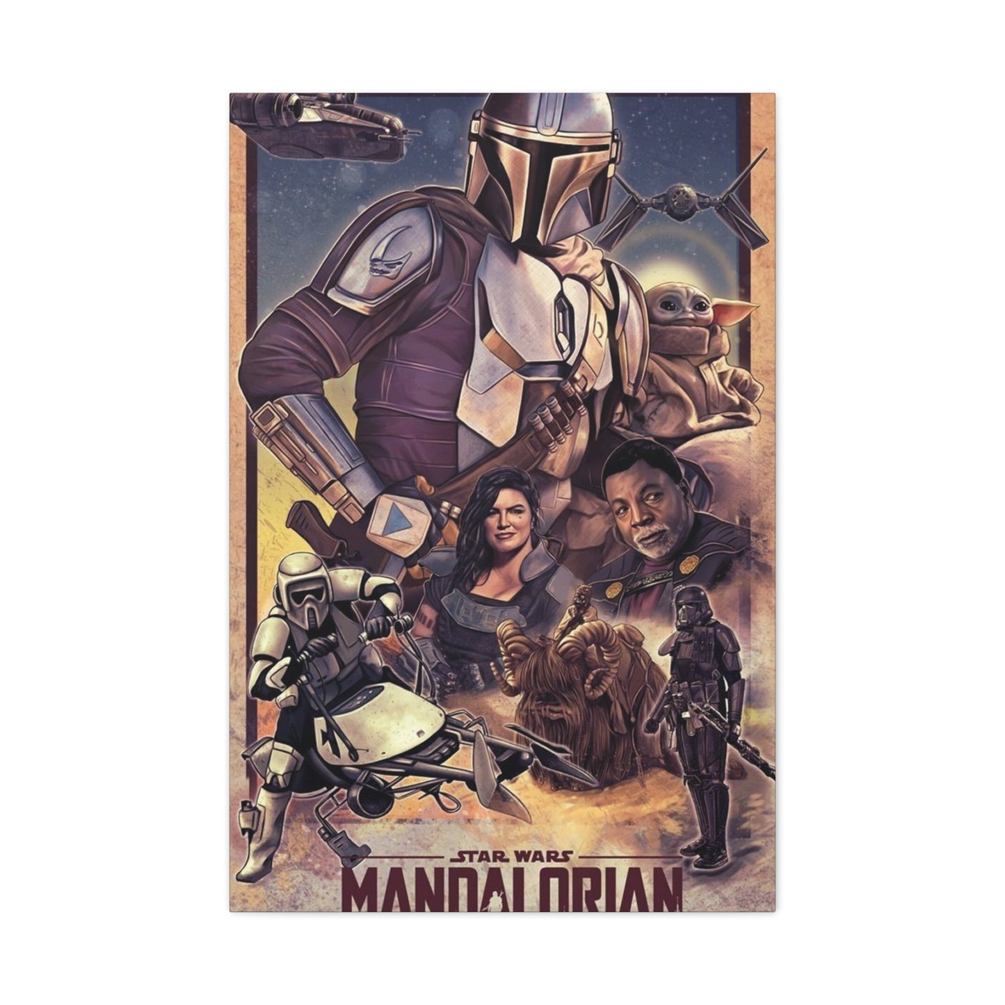 Mandalorian Poster Wall Art & Canvas Prints