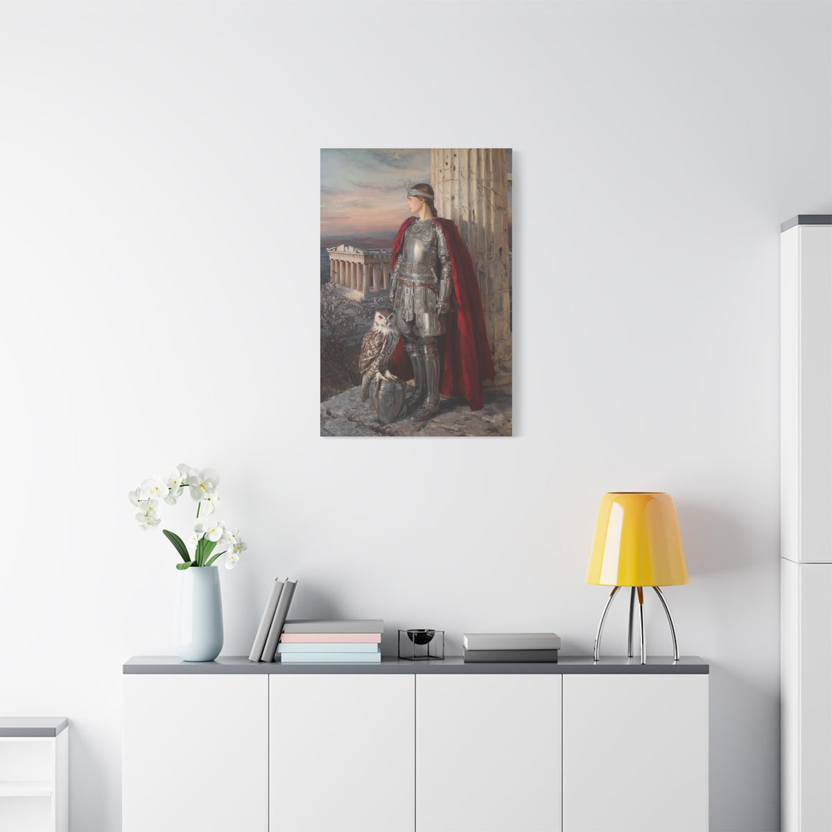 Athena Goddess of Wisdom Classical Painting Wall Art & Canvas Print