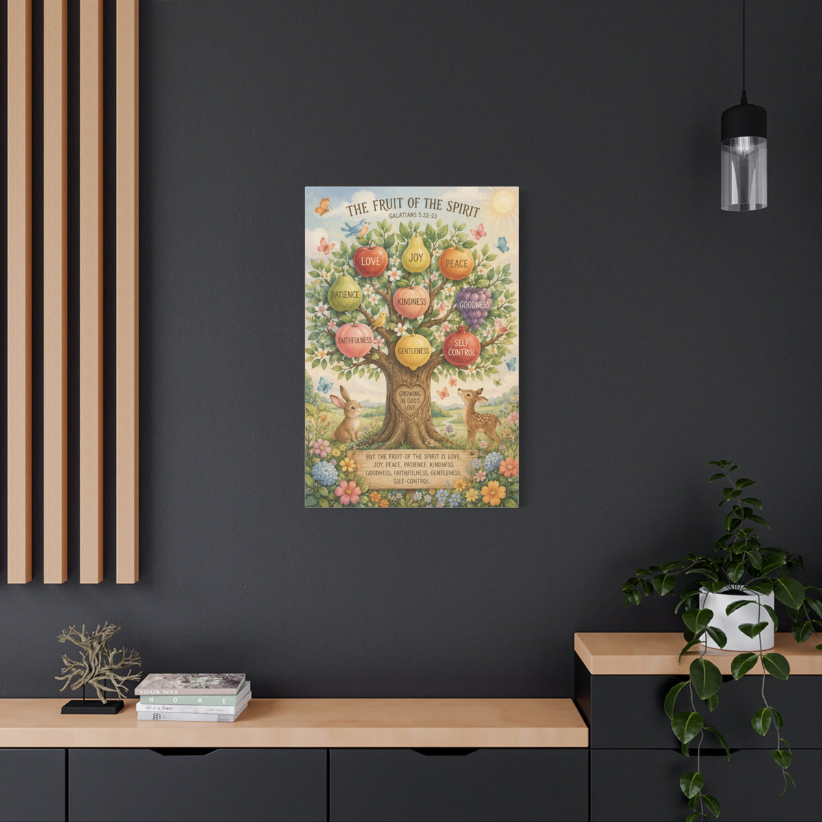 Fruit of the Spirit Children’s Scripture Wall Art & Canvas Print