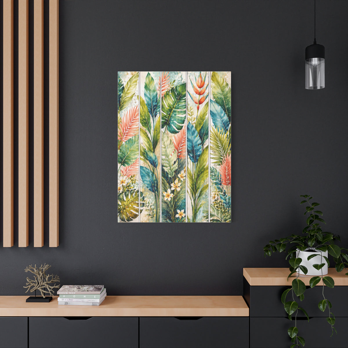 Oversized Tropical Botanical Panel Series Wall Art & Canvas Print