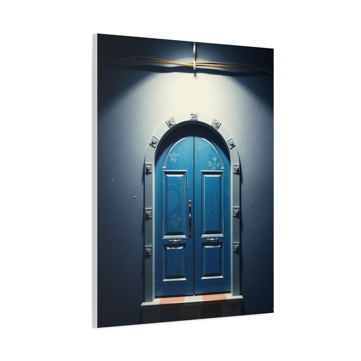 Blue and White Art Supreme Canvas Wall Art & Canvas Print