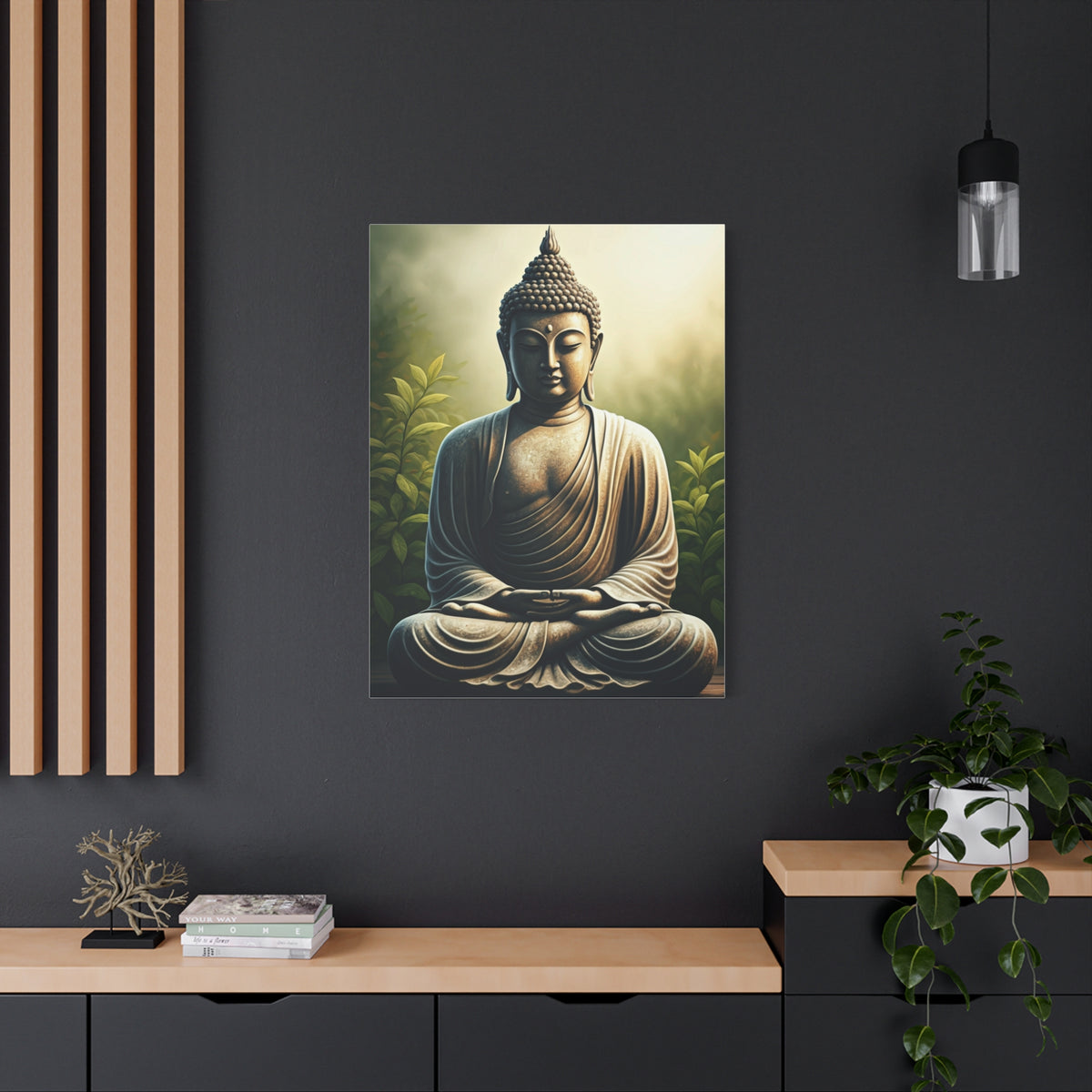 Tranquil Garden Buddha Calm Wall Art & Canvas Prints