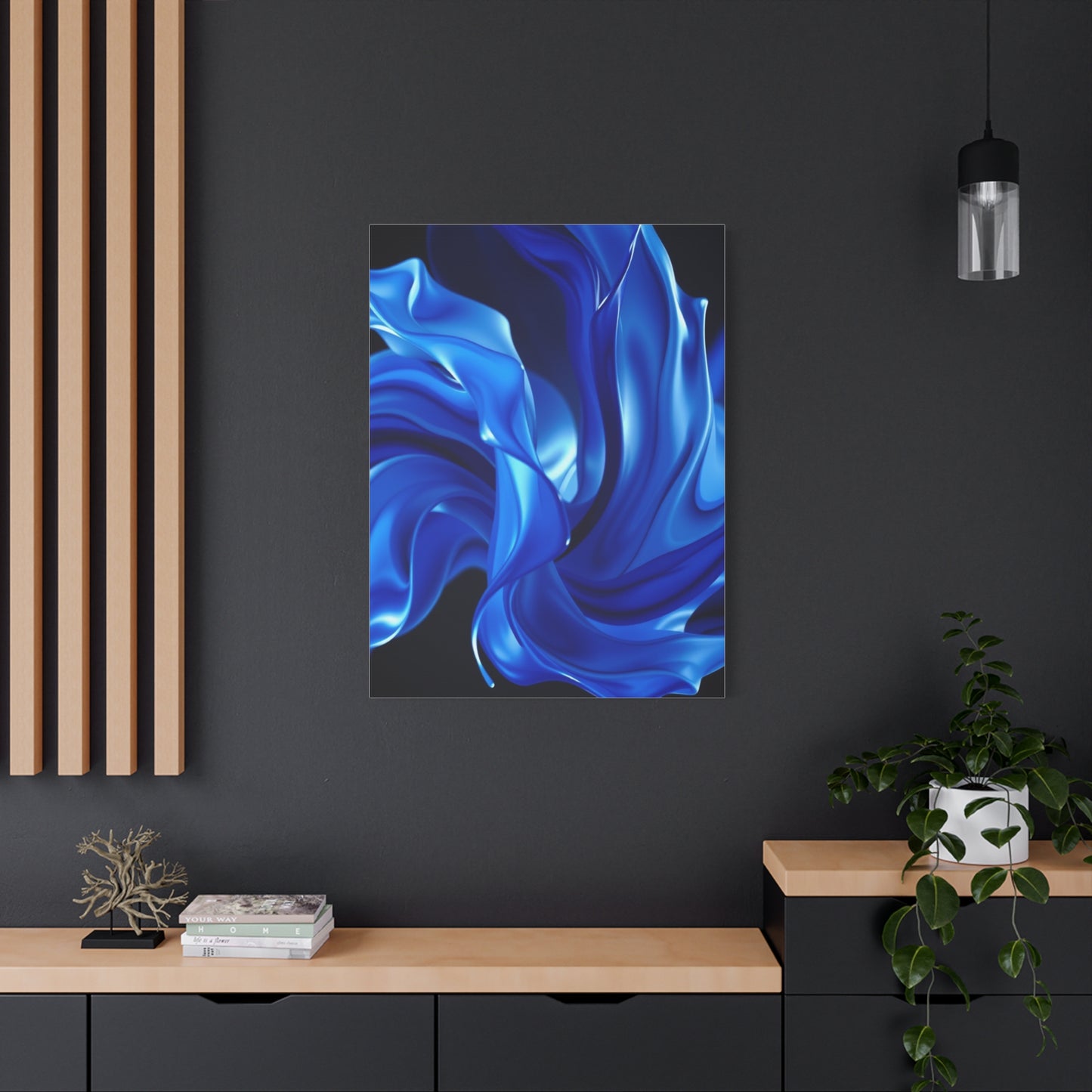 Masterpiece Blue Abstract Art Vision Wall Art & Canvas Print