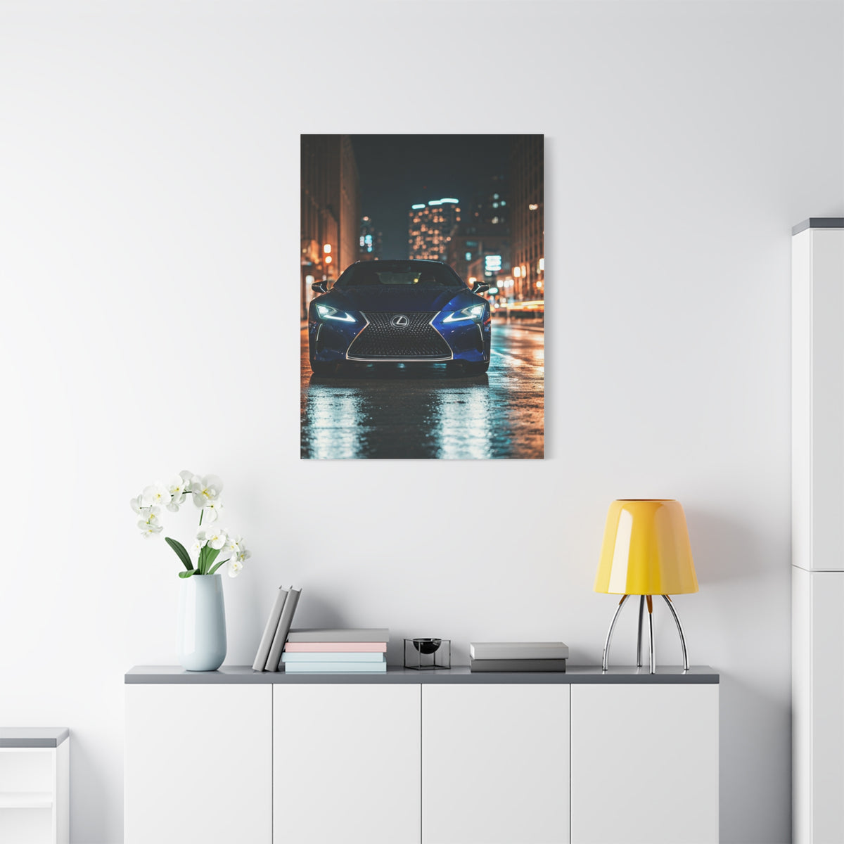 Lexus LC 500 City Night Sophistication Wall Art & Canvas Prints