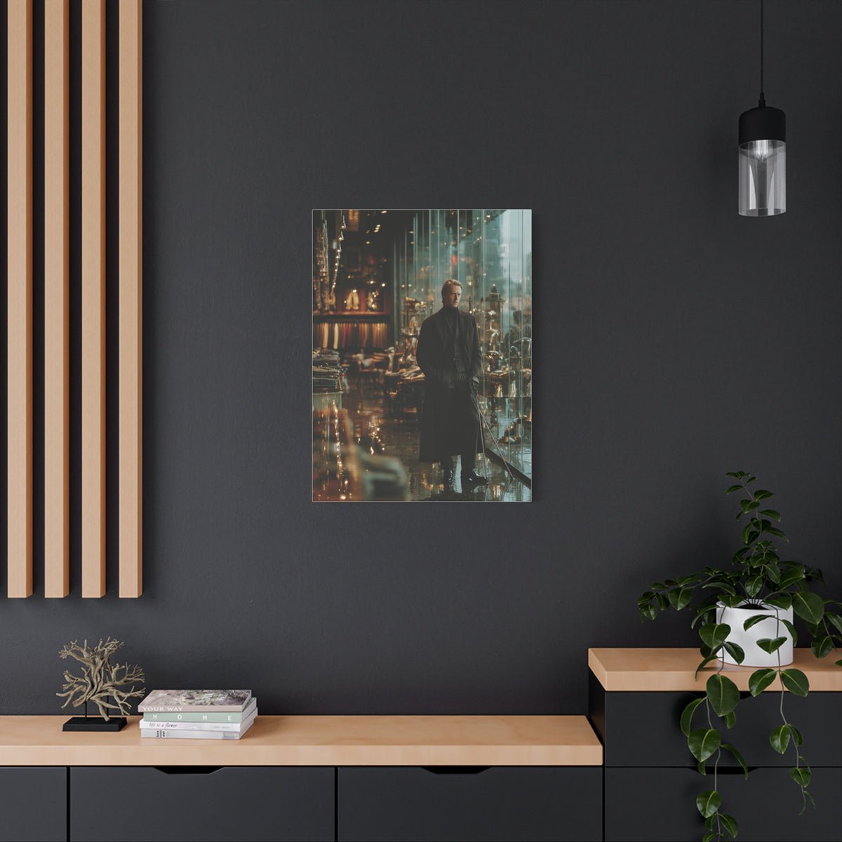 Modern Luxury Golfer Editorial Portrait Wall Art & Canvas Print