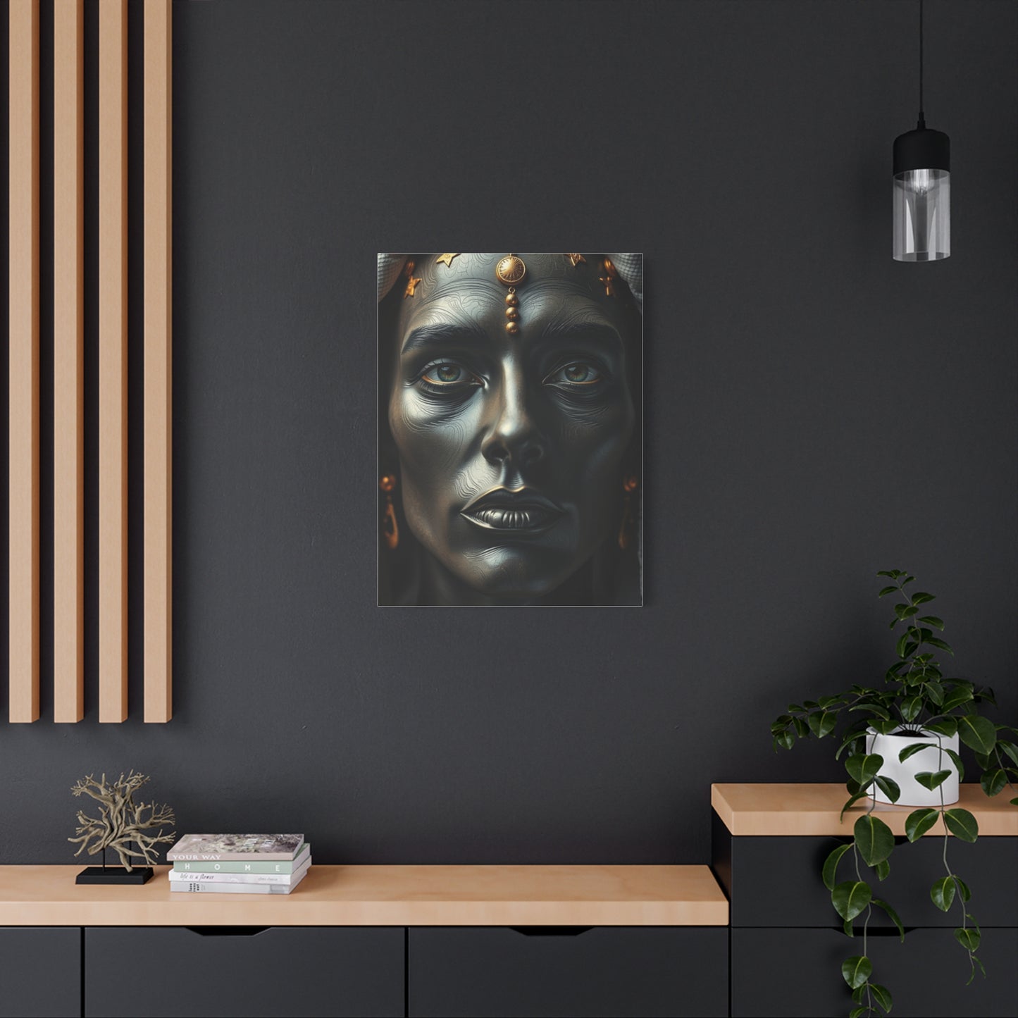 Elite Black White and Gold Art Vision Wall Art & Canvas Print