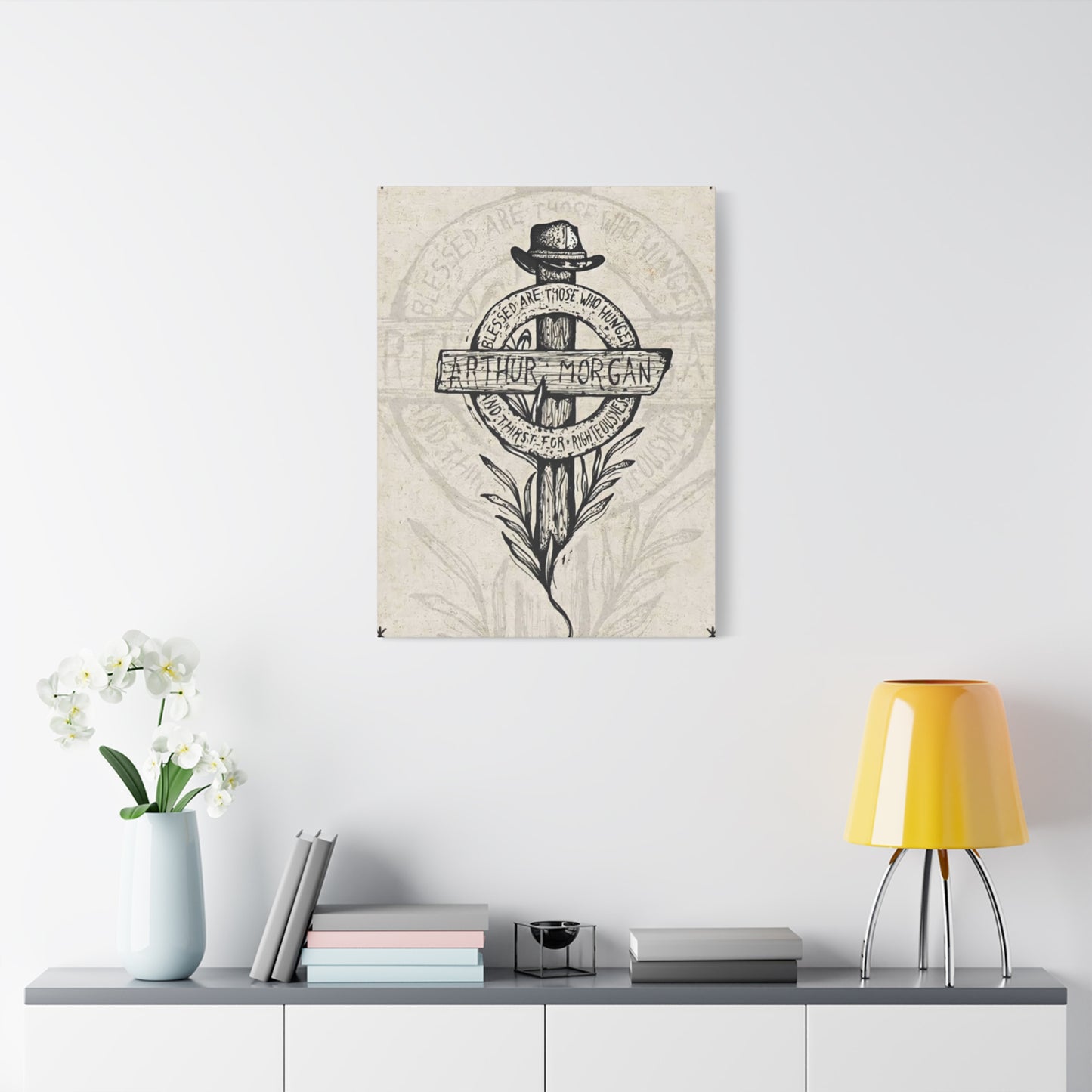 Arthur Morgan Sketch Wall Art & Canvas Prints