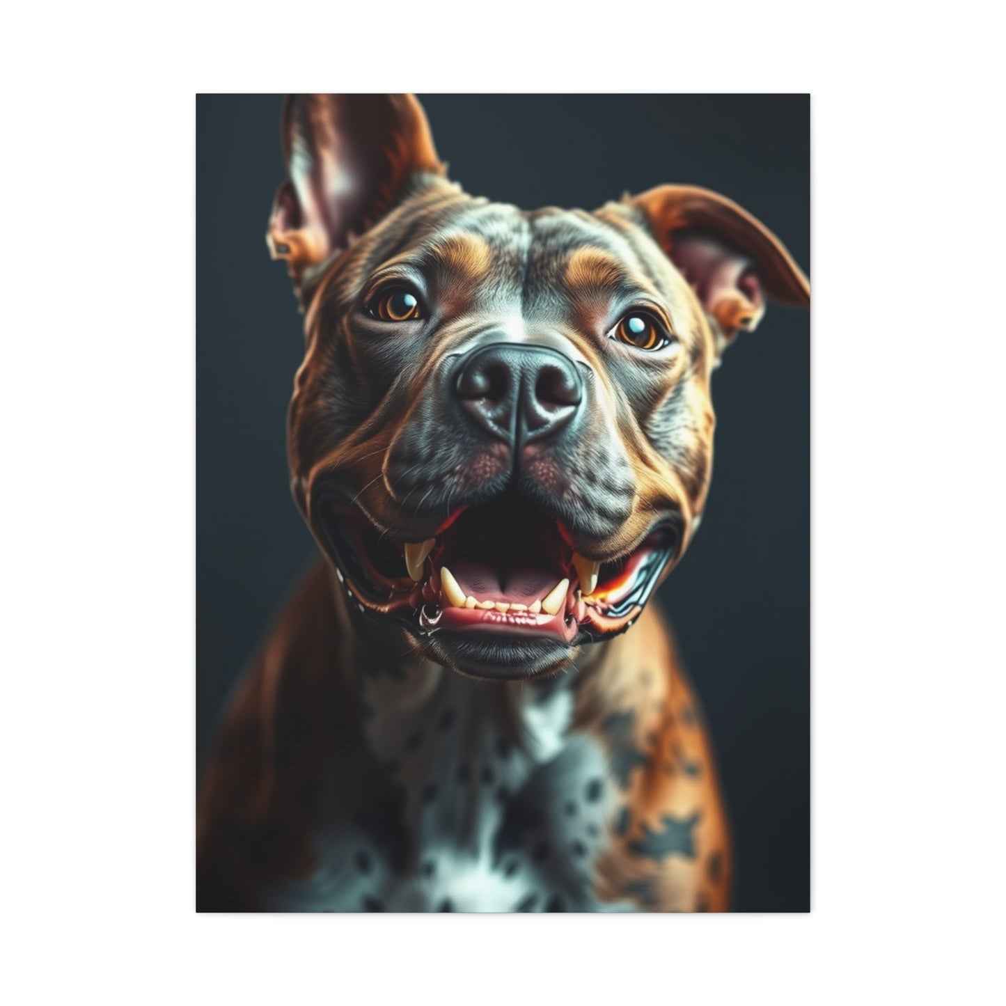 Supreme Pit Bull Art Wall Art & Canvas Print